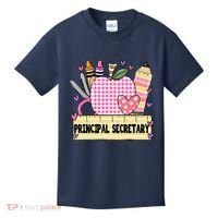 Principal Secretary Valentine S Day Teacher Frame Kids T-Shirt thumb 0