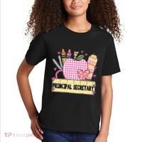 Principal Secretary Valentine S Day Teacher Frame Kids T-Shirt thumb 2