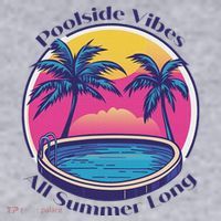 Pool Side Vibes All Summer Long Women's Sweatshirt thumb 2