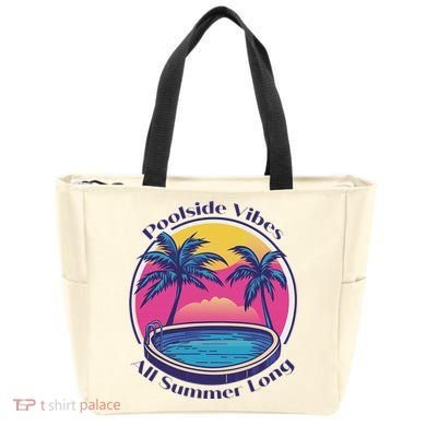 Pool Side Vibes All Summer Long Tote Bag
