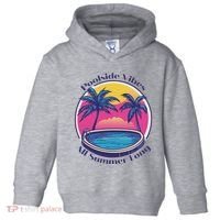 Pool Side Vibes All Summer Long Toddler Hoodie thumb 0