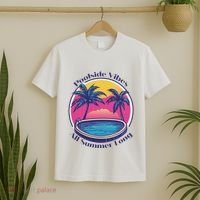 Pool Side Vibes All Summer Long T-Shirt thumb 2