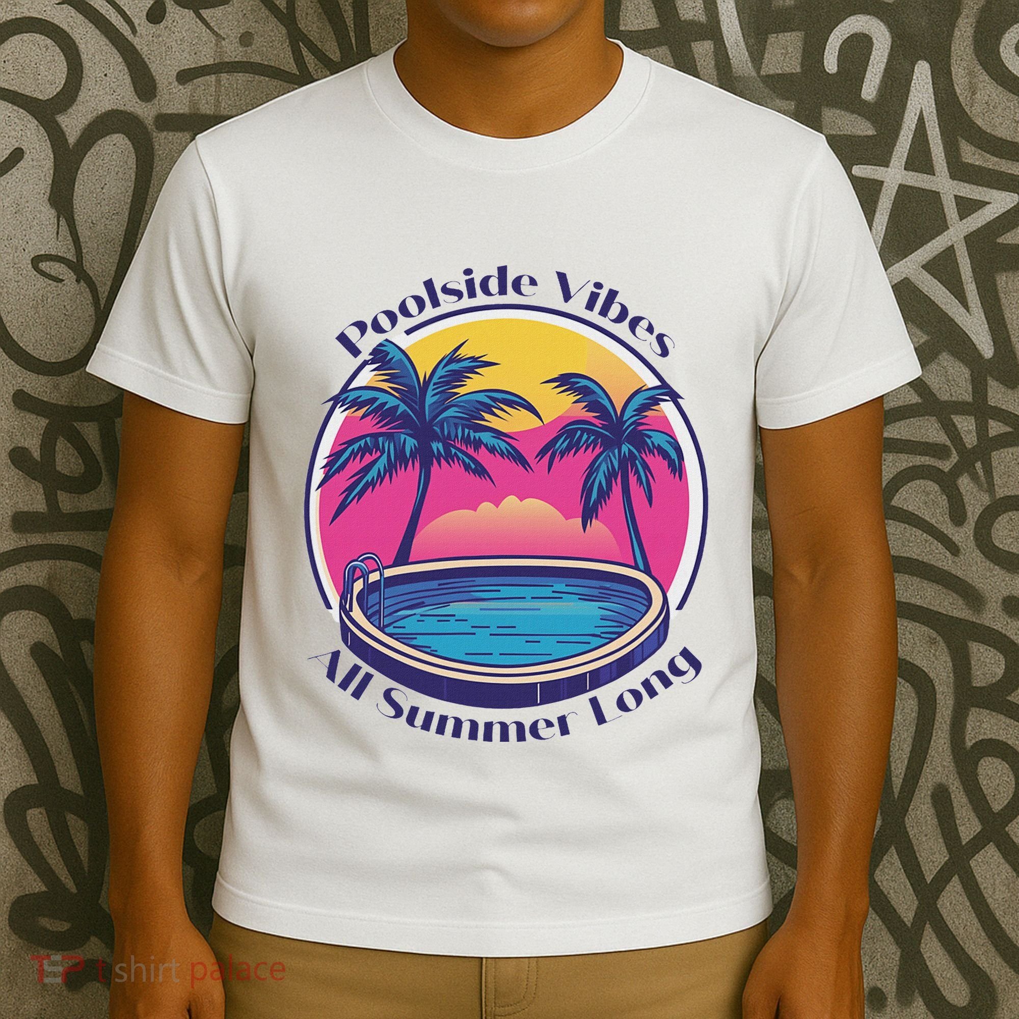 Pool Side Vibes All Summer Long T-Shirt