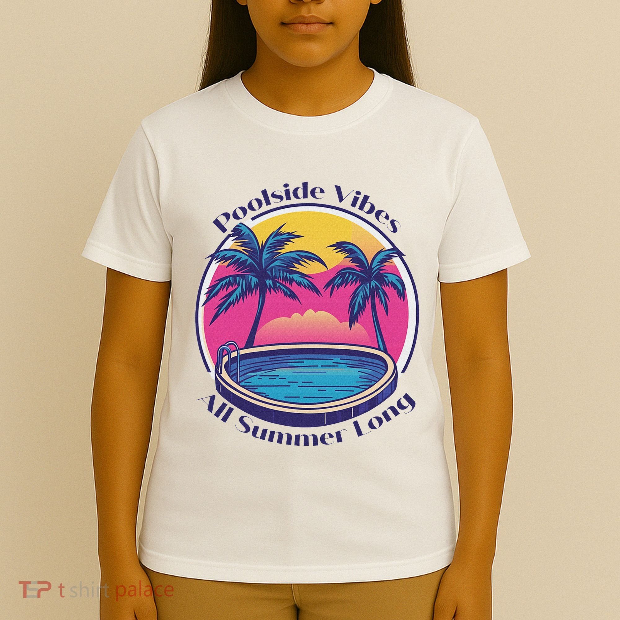 Pool Side Vibes All Summer Long T-Shirt
