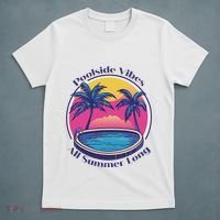 Pool Side Vibes All Summer Long T-Shirt thumb 5