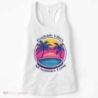 Pool Side Vibes All Summer Long Women's Tank Top thumb 0