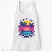 Pool Side Vibes All Summer Long Women's Tank Top thumb 0