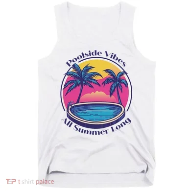 Pool Side Vibes All Summer Long Tank Top
