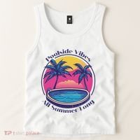 Pool Side Vibes All Summer Long Tank Top thumb 2
