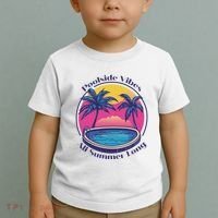 Pool Side Vibes All Summer Long Toddler T-Shirt thumb 2