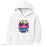 Pool Side Vibes All Summer Long Kids Hoodie thumb 0