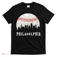 Philly skyline - Vintage Philadelphia Baseball Fans T-Shirt thumb 0