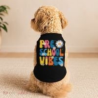 Pre School Vibes Back To School Gift Doggie Tank thumb 2