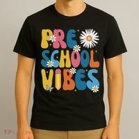 Pre School Vibes Back To School Gift T-Shirt thumb 3