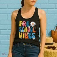 Pre School Vibes Back To School Gift Women's Tank Top thumb 2