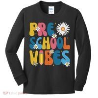 Pre School Vibes Back To School Gift Kids Long Sleeve Shirt thumb 0