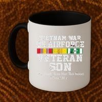 Proud Son Vietnam War Veteran Son Veteran's Day Gift Coffee Mug thumb 2
