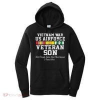 Proud Son Vietnam War Veteran Son Veteran's Day Gift Women's Hoodie thumb 0
