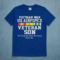 Proud Son Vietnam War Veteran Son Veteran's Day Gift T-Shirt thumb 5