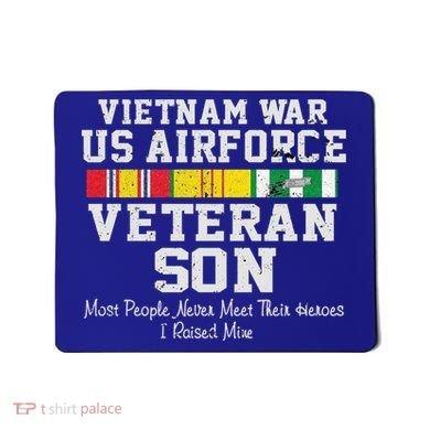 Proud Son Vietnam War Veteran Son Veteran's Day Gift Mousepad