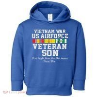 Proud Son Vietnam War Veteran Son Veteran's Day Gift Toddler Hoodie thumb 0