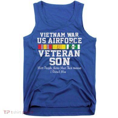 Proud Son Vietnam War Veteran Son Veteran's Day Gift Tank Top