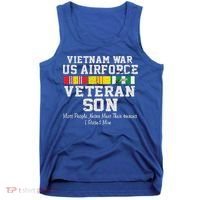 Proud Son Vietnam War Veteran Son Veteran's Day Gift Tank Top thumb 0