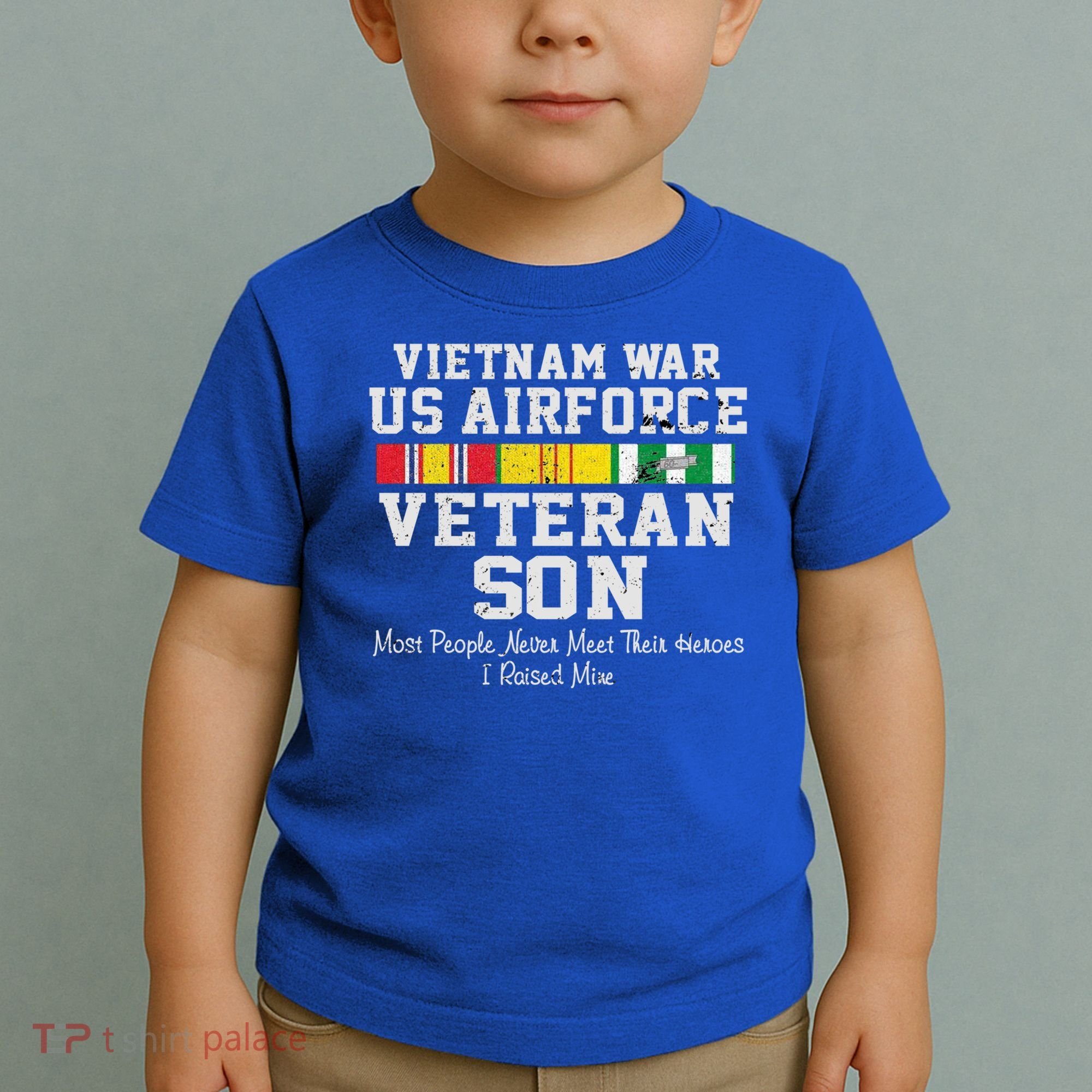 Proud Son Vietnam War Veteran Son Veteran's Day Gift Toddler T-Shirt