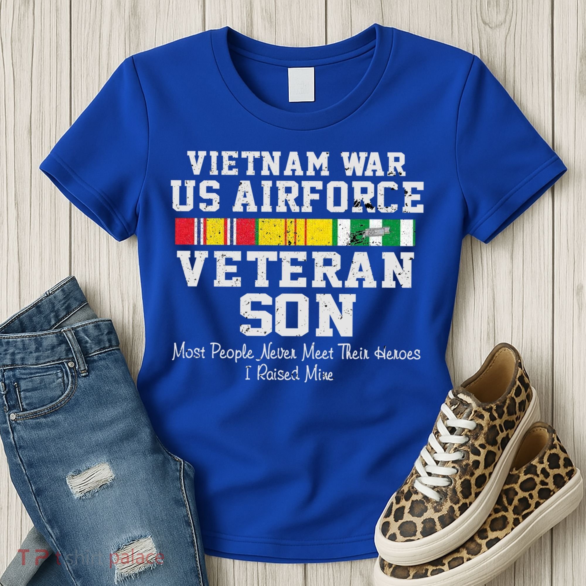 Proud Son Vietnam War Veteran Son Veteran's Day Gift Women's T-Shirt
