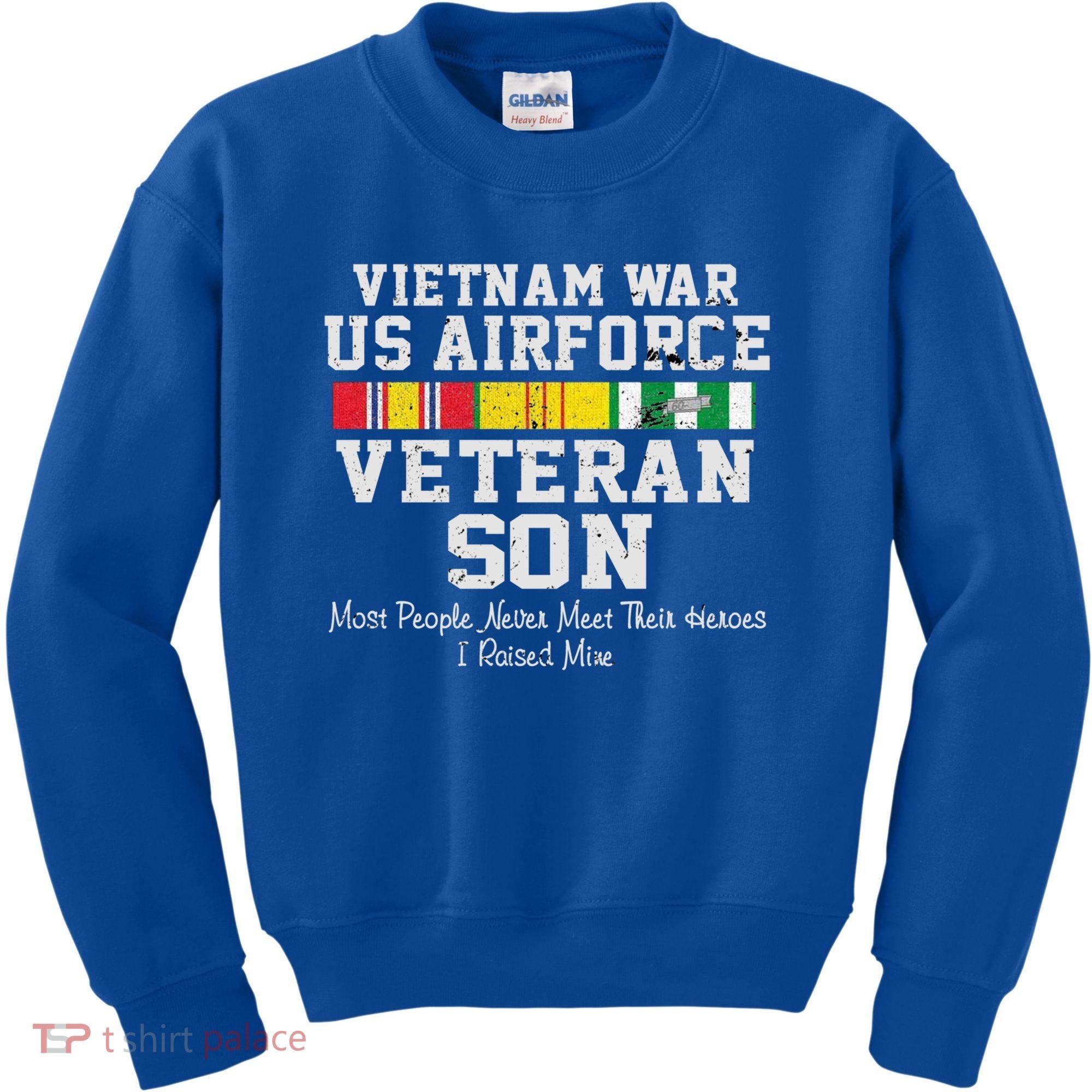 Proud Son Vietnam War Veteran Son Veteran's Day Gift Kids Sweatshirt