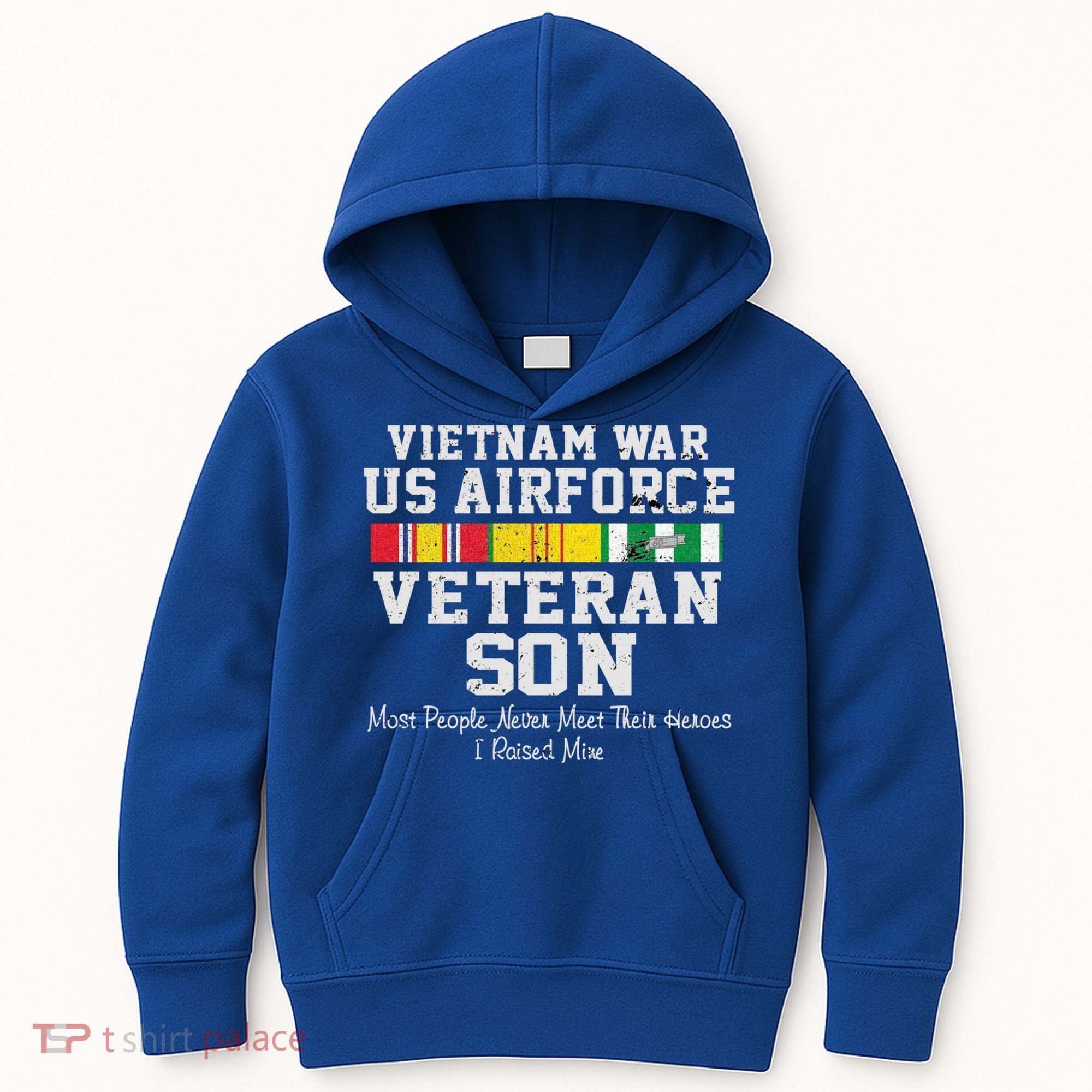 Proud Son Vietnam War Veteran Son Veteran's Day Gift Kids Hoodie