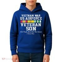 Proud Son Vietnam War Veteran Son Veteran's Day Gift Kids Hoodie thumb 4