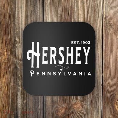 Pennsylvania Souvenir Visit Hershey Coaster