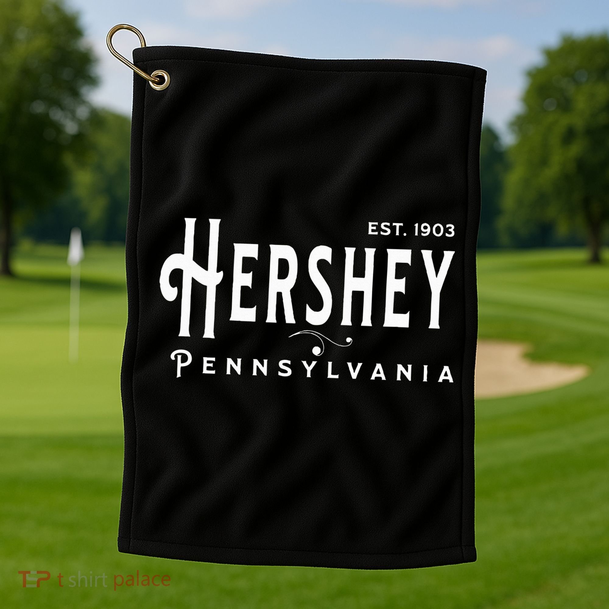 Pennsylvania Souvenir Visit Hershey Golf Towel