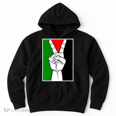 Palestine Support Victory Symbol Free Palestine Palestinian Hoodie