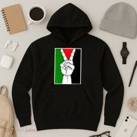 Palestine Support Victory Symbol Free Palestine Palestinian Hoodie thumb 3