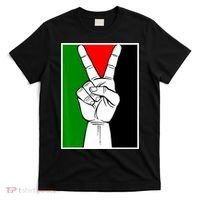 Palestine Support Victory Symbol Free Palestine Palestinian T-Shirt thumb 0