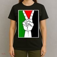 Palestine Support Victory Symbol Free Palestine Palestinian T-Shirt thumb 4