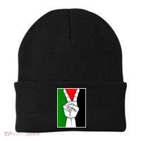 Palestine Support Victory Symbol Free Palestine Palestinian Beanie thumb 0