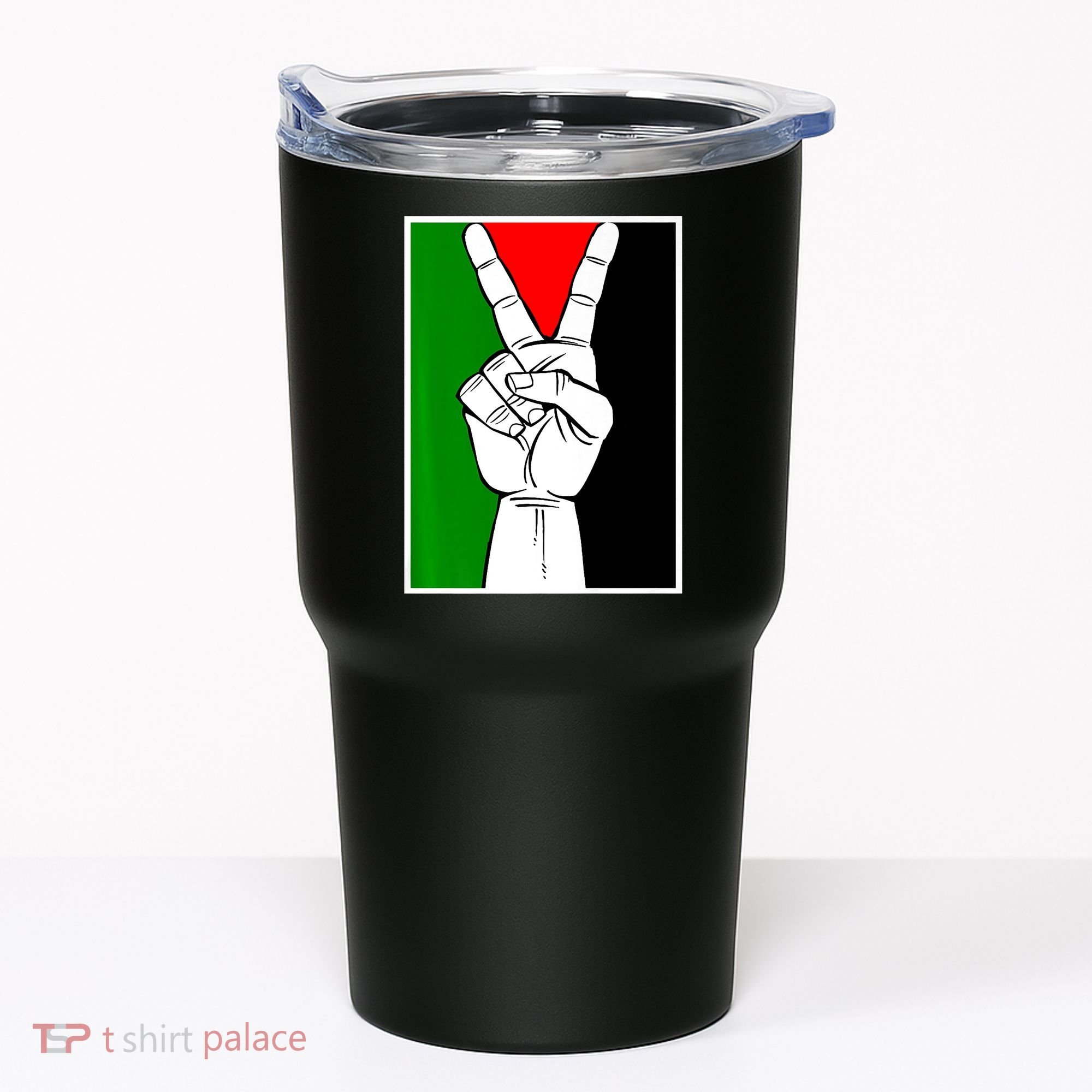 Palestine Support Victory Symbol Free Palestine Palestinian Tumbler