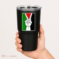Palestine Support Victory Symbol Free Palestine Palestinian Tumbler thumb 2