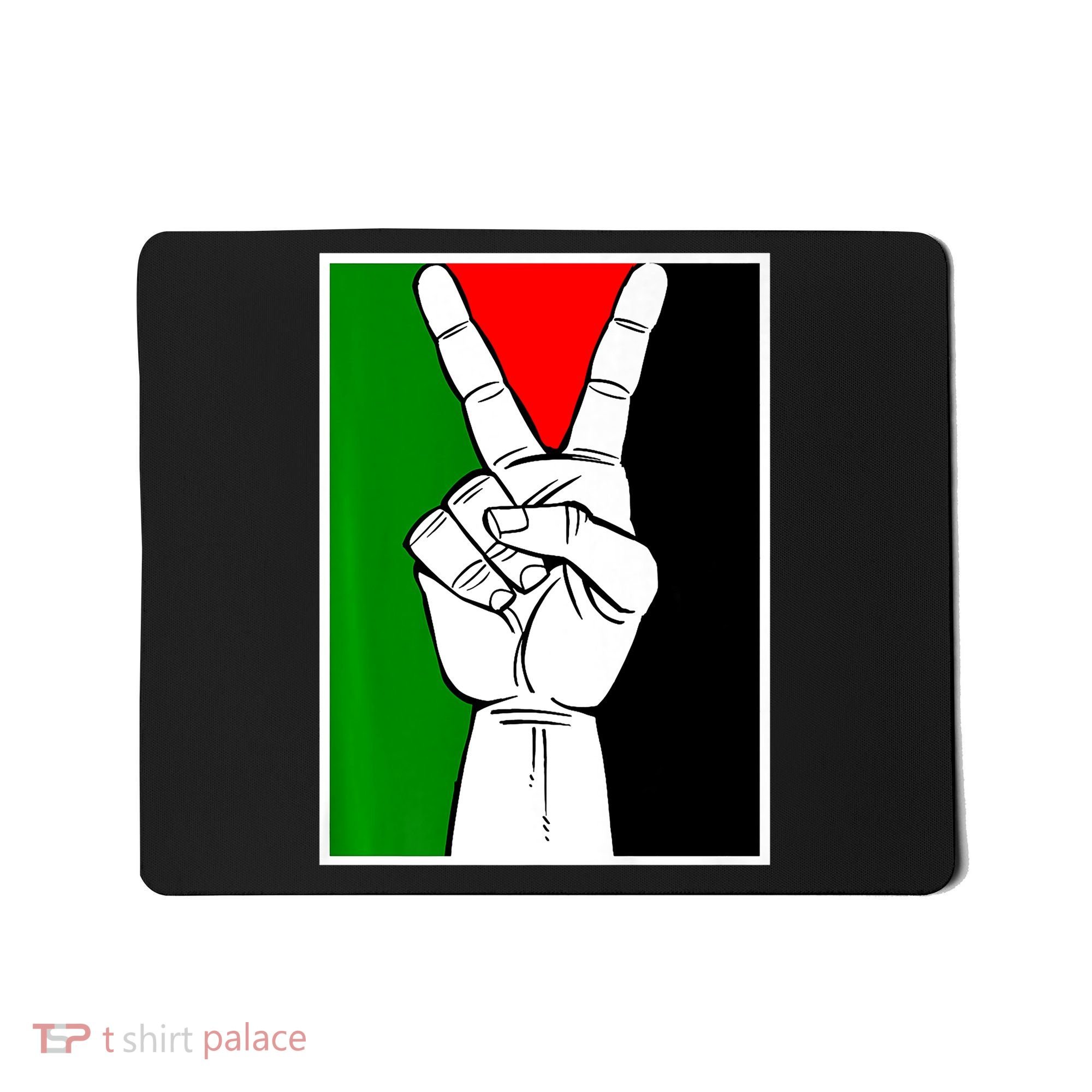 Palestine Support Victory Symbol Free Palestine Palestinian Mousepad