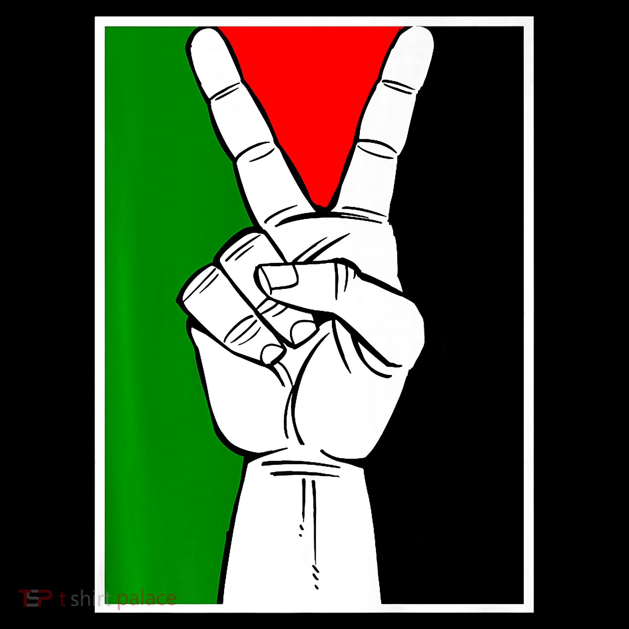 Palestine Support Victory Symbol Free Palestine Palestinian Mousepad
