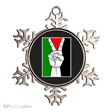 Palestine Support Victory Symbol Free Palestine Palestinian Ornament