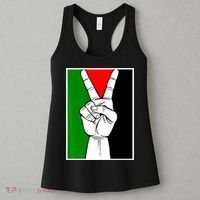 Palestine Support Victory Symbol Free Palestine Palestinian Women's Tank Top thumb 3