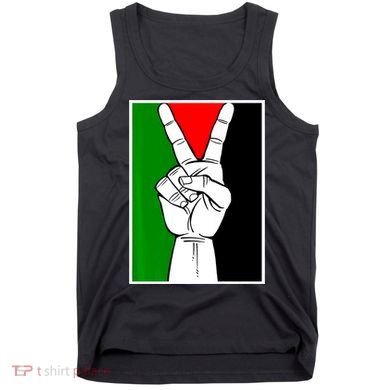 Palestine Support Victory Symbol Free Palestine Palestinian Tank Top