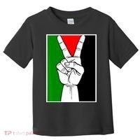 Palestine Support Victory Symbol Free Palestine Palestinian Toddler T-Shirt thumb 0
