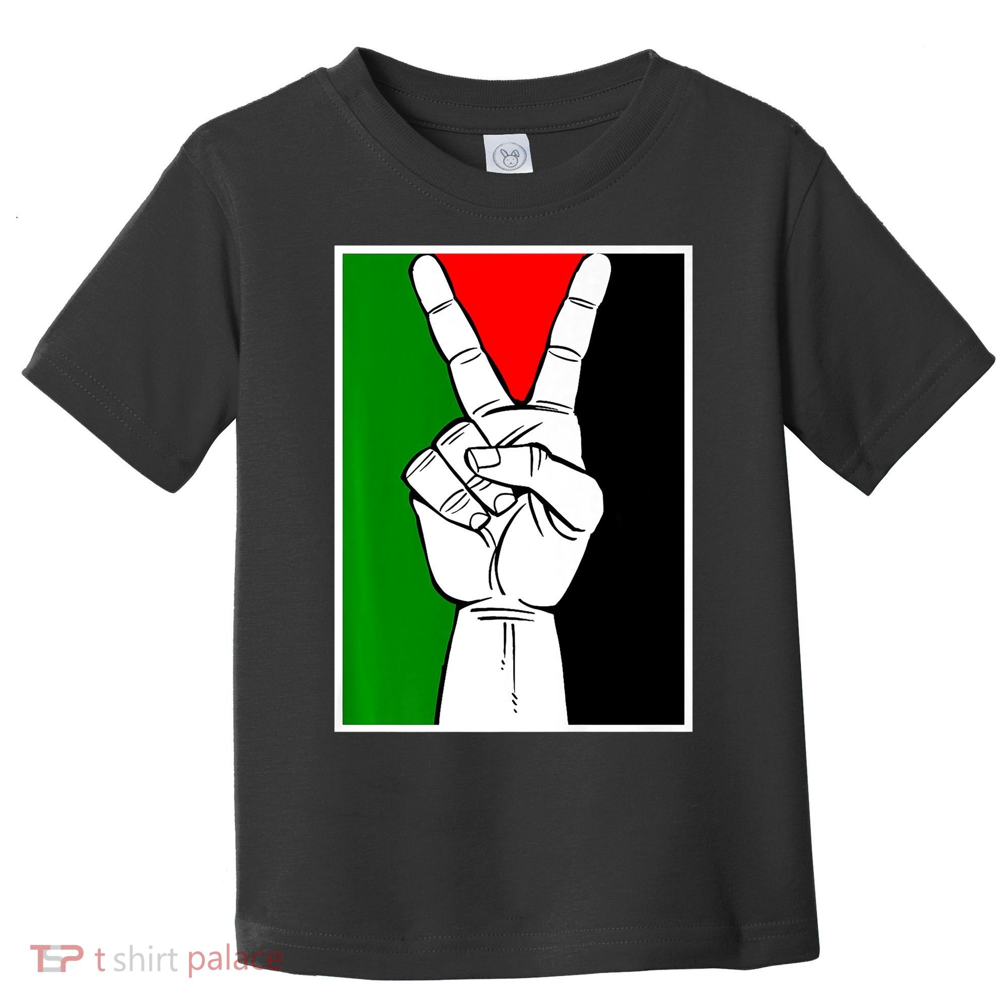 Palestine Support Victory Symbol Free Palestine Palestinian Toddler T-Shirt