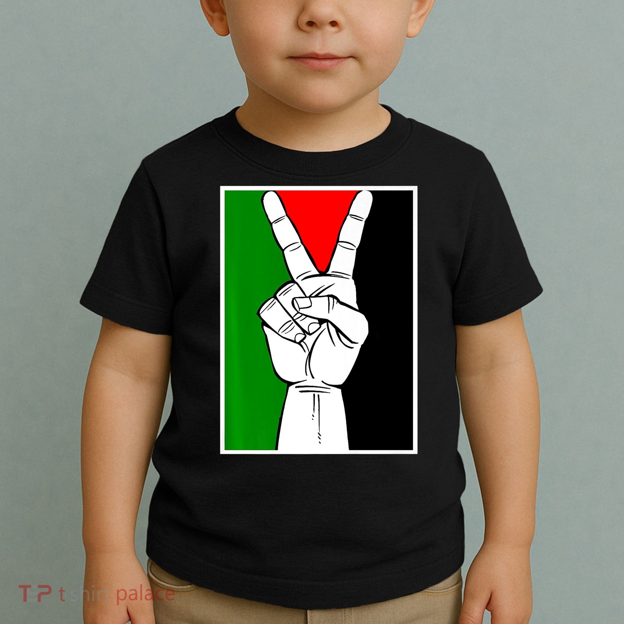 Palestine Support Victory Symbol Free Palestine Palestinian Toddler T-Shirt