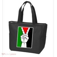 Palestine Support Victory Symbol Free Palestine Palestinian Tote Bag thumb 3